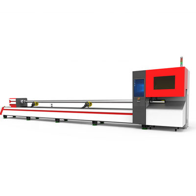 1kw 6kw CNC Fiber Lazer Metal Kesme Makinesi Kare Dikdörtgen Yuvarlak Çelik Boru Kesme