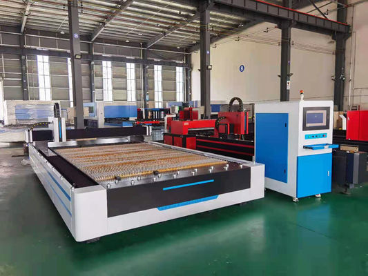 Alüminyum CNC Fiber Lazer Kesim Makinesi 10mm Metal Şekil IPG Raycus