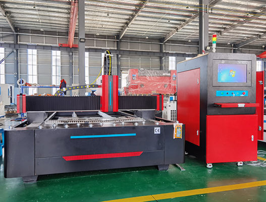 Alüminyum CNC Fiber Lazer Kesim Makinesi 10mm Metal Şekil IPG Raycus