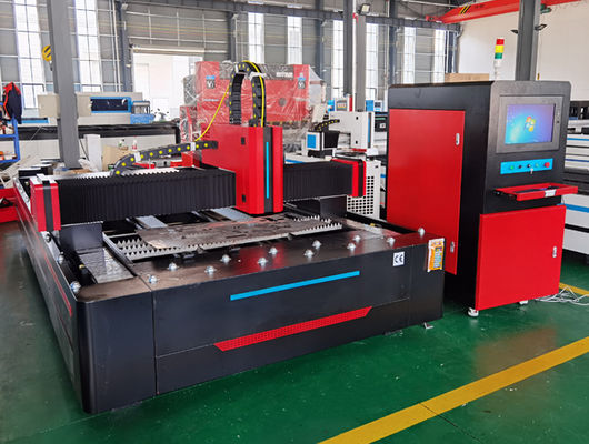 Alüminyum CNC Fiber Lazer Kesim Makinesi 10mm Metal Şekil IPG Raycus