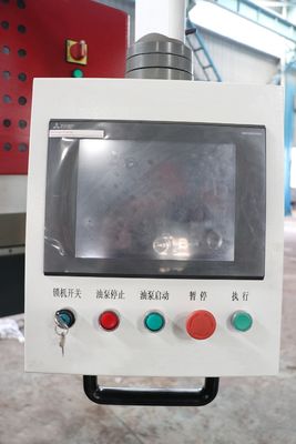 Asansör Elektrikli Asansör için 5.5KW Hidrolik Çentik V Kesim Makinesi 6000mm