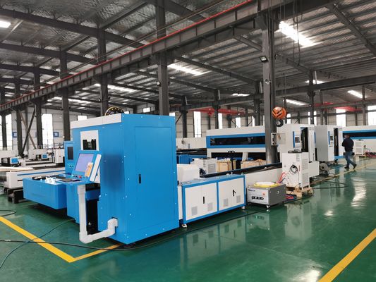 10mm Yumuşak Çelik için IPG Fiber Lazer CNC Kesme Makinesi 1000W